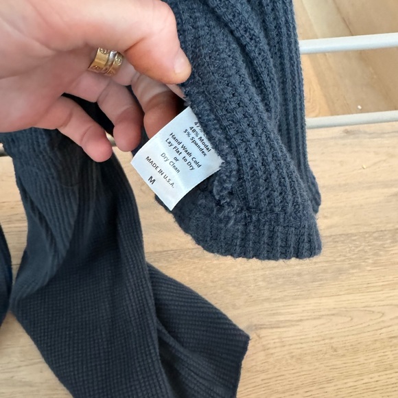 SET ACTIVE 3 piece Waffle Lounge Button Down, Dip Bra & Lounge Pants in OXFORD - Picture 11 of 12